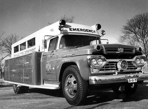 1958 Ford Walk Through Rescue Truck